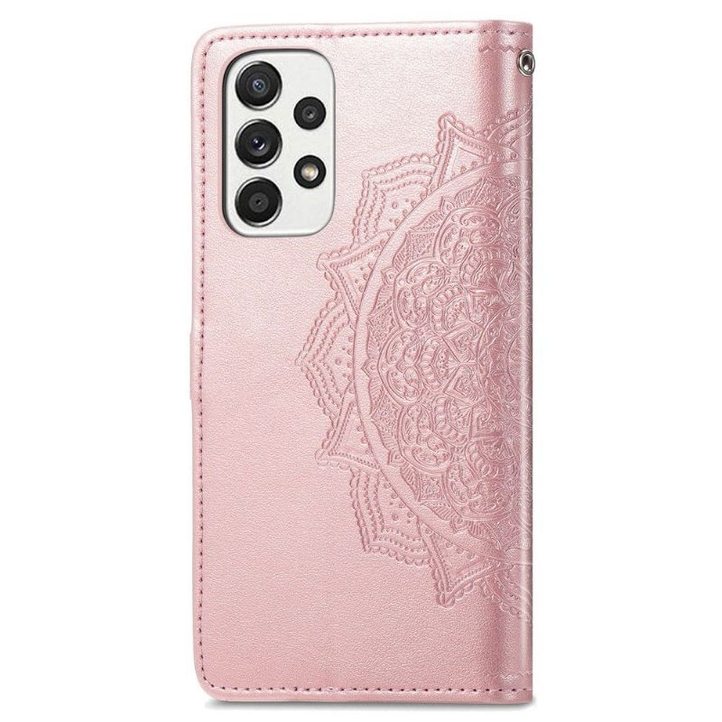 Flip Cover Samsung Galaxy A33 5G Mandala Relief I Kunstlæder