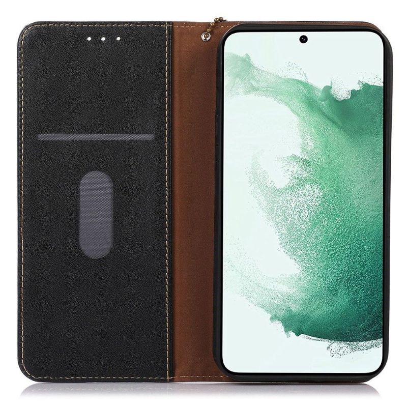 Læder Cover Samsung Galaxy A33 5G Original Flip Cover Khazneh Flip Ægte Læder