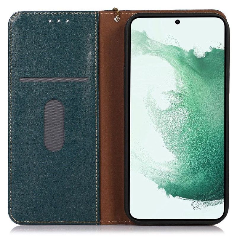 Læder Cover Samsung Galaxy A33 5G Original Flip Cover Khazneh Flip Ægte Læder