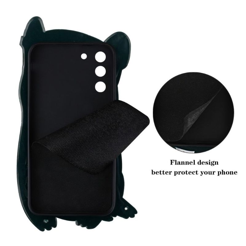 Cover Samsung Galaxy S22 5G 3d Hund Med Rem