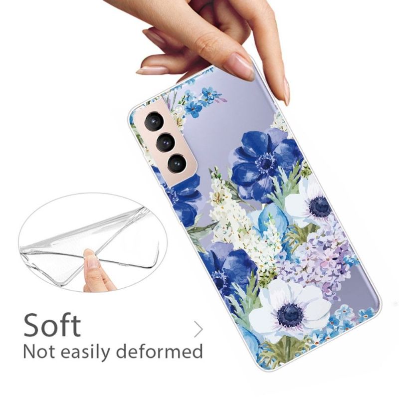 Cover Samsung Galaxy S22 5G Anti-fald Blomster