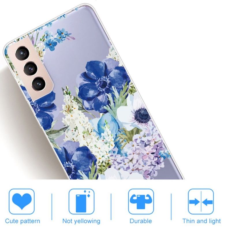 Cover Samsung Galaxy S22 5G Anti-fald Blomster