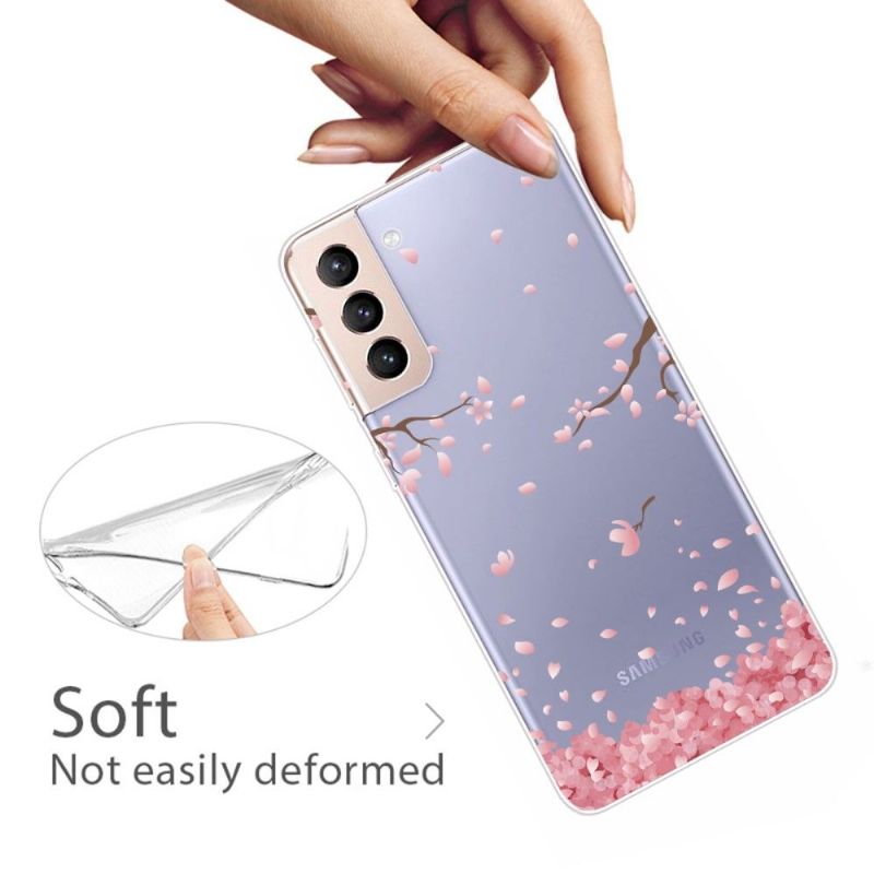 Cover Samsung Galaxy S22 5G Anti-fald Blomsterblade