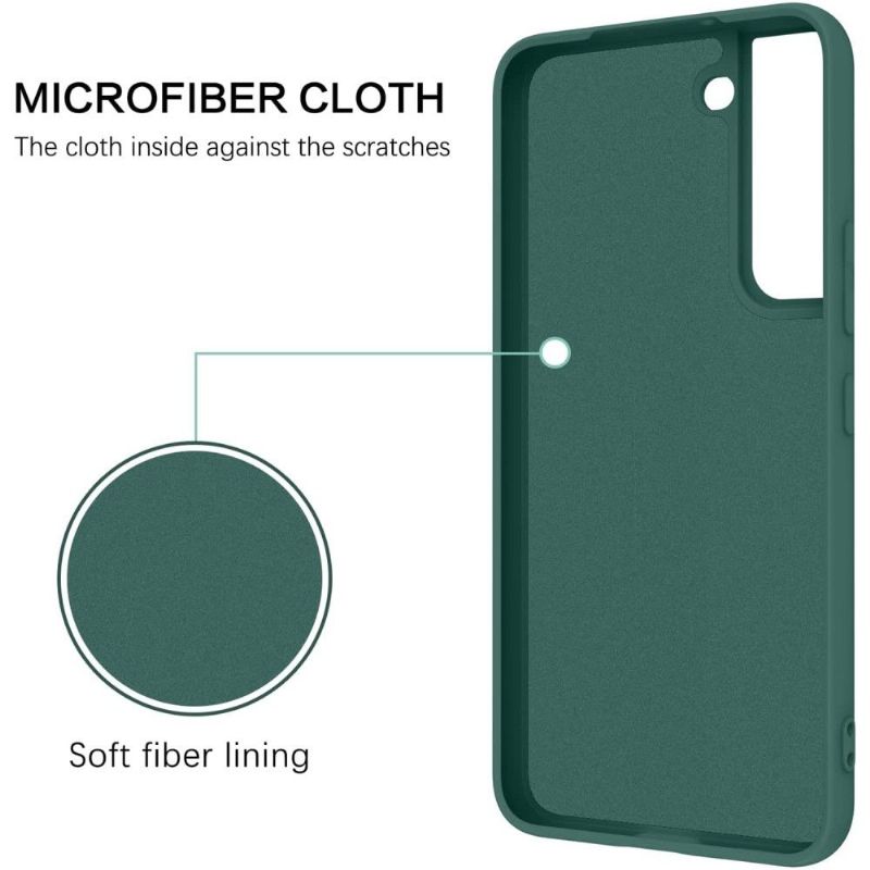 Cover Samsung Galaxy S22 5G Anti-fald Flydende Silikone Ring