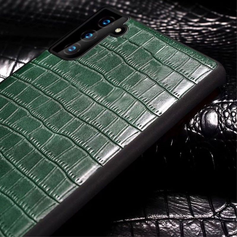 Cover Samsung Galaxy S22 5G Anti-fald Sulada Croco Lædereffekt