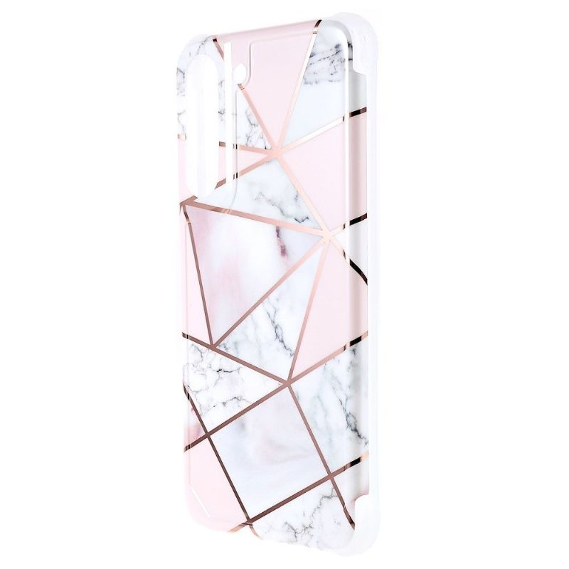 Cover Samsung Galaxy S22 5G Geometrisk Marmor