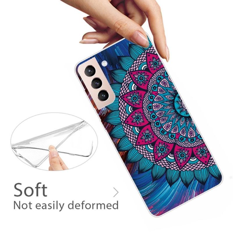 Cover Samsung Galaxy S22 5G Hemming Farverig Mandala