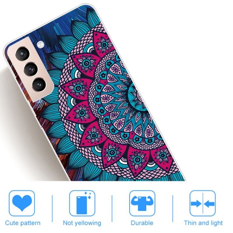 Cover Samsung Galaxy S22 5G Hemming Farverig Mandala