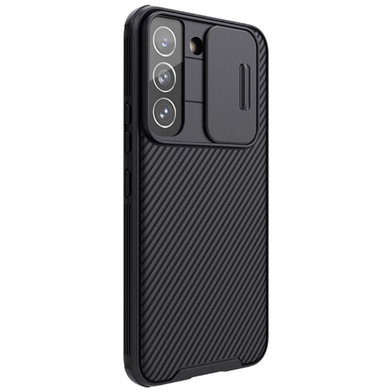 Cover Samsung Galaxy S22 5G Knastskærm Med Bageste Objektivdæksel