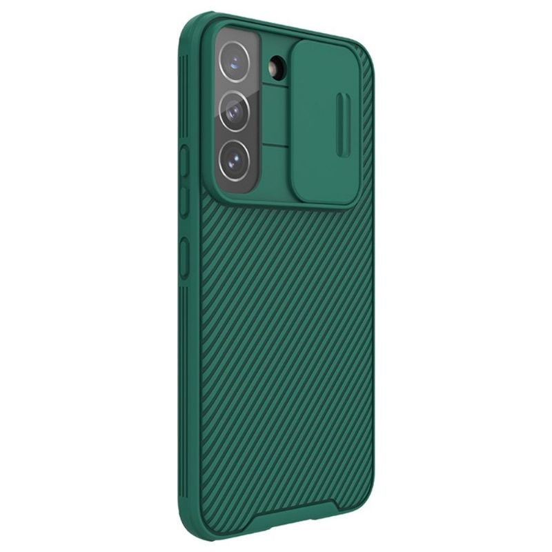 Cover Samsung Galaxy S22 5G Knastskærm Med Bageste Objektivdæksel