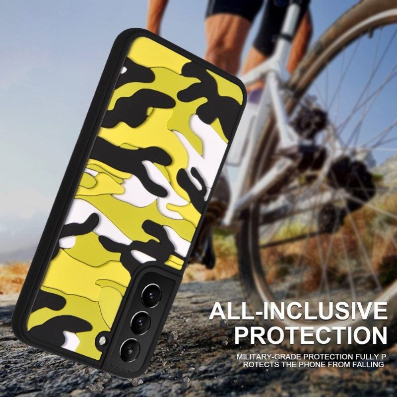 Cover Samsung Galaxy S22 5G Robust Militær Camouflage