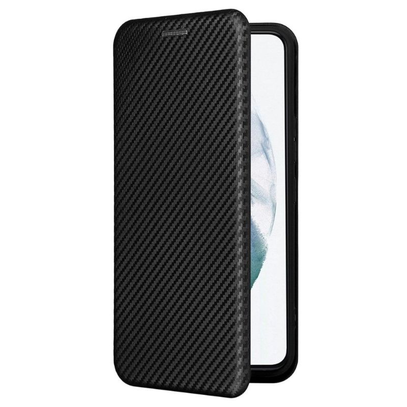 Flip Cover Samsung Galaxy S22 5G Carbon Fiber Læder