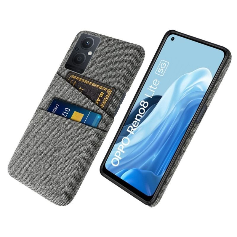 Mobilcover Oppo Reno 8 Lite Kortholder Klud