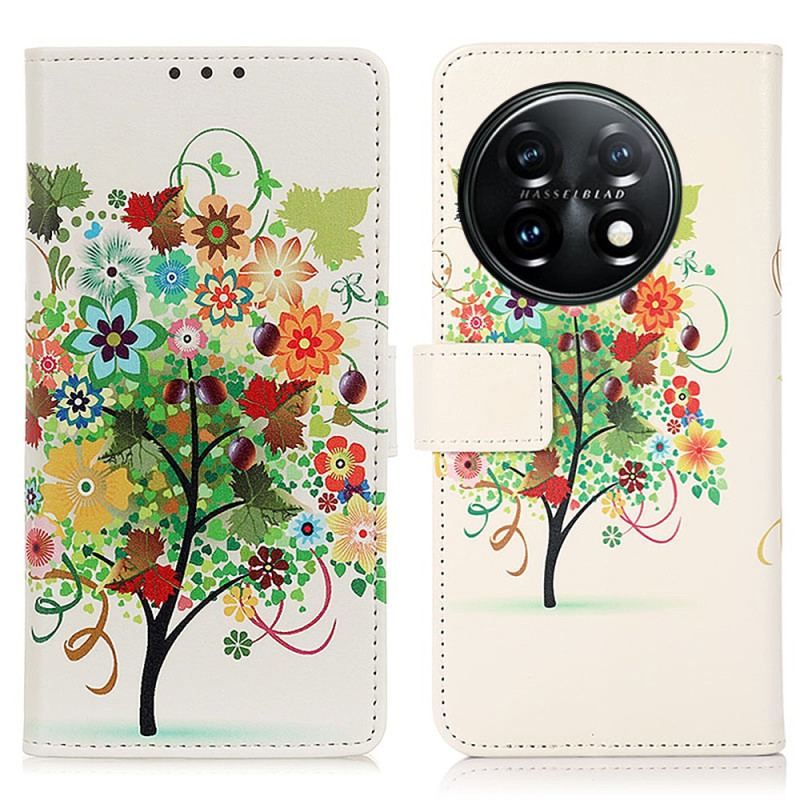 Flip Cover OnePlus 11 5G Farverigt Træ