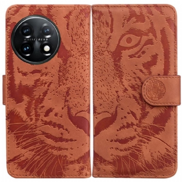 Flip Cover OnePlus 11 5G Tiger Fodaftryk