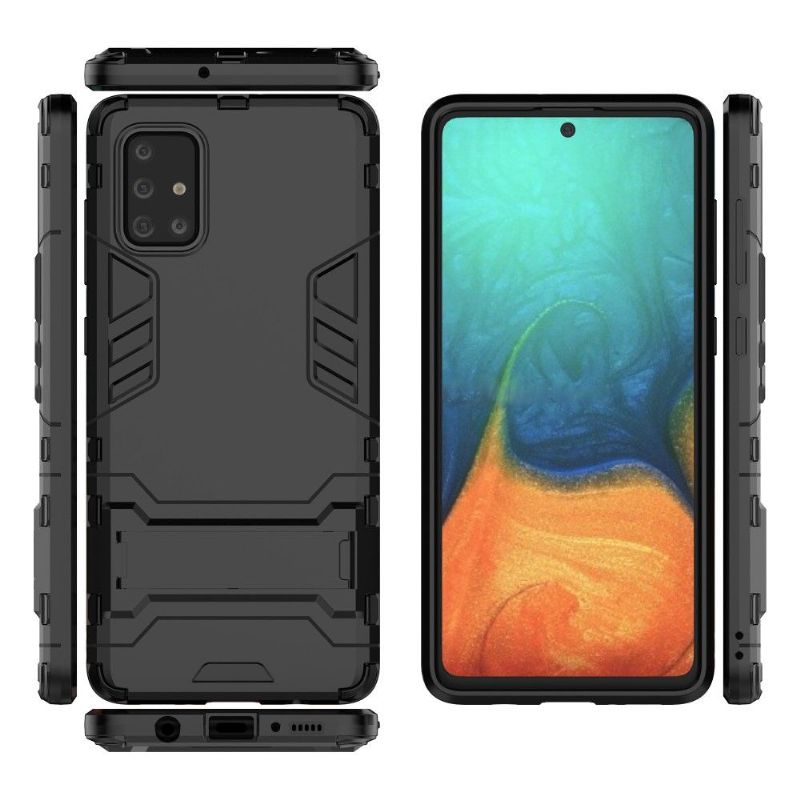 Cover Samsung Galaxy A71 Cool Guard Stødsikker Med Integreret Stativ