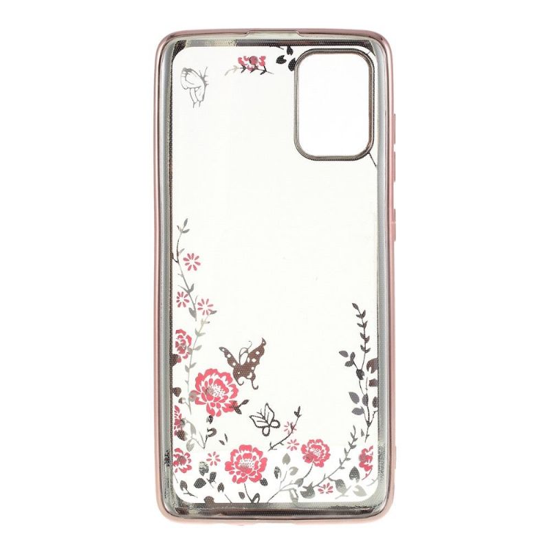 Cover Samsung Galaxy A71 Floral Spring Transparent