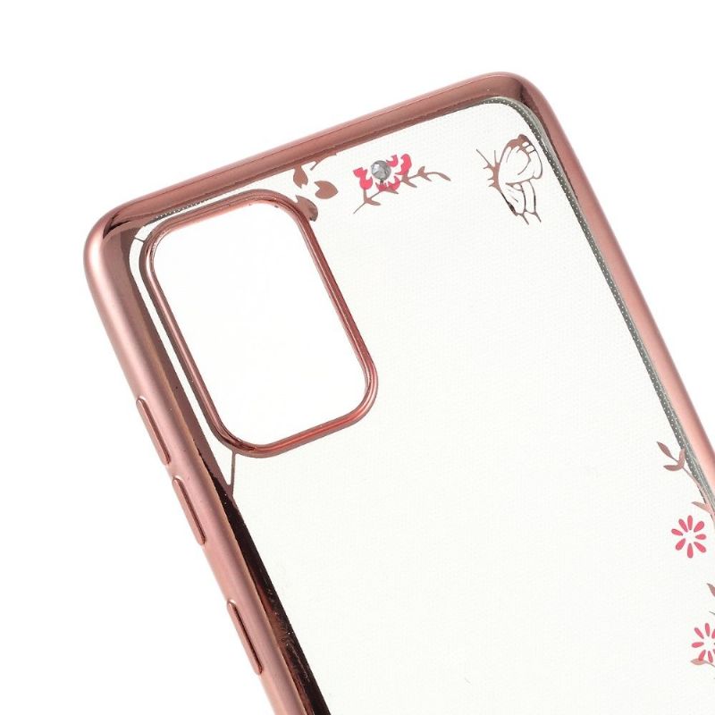 Cover Samsung Galaxy A71 Floral Spring Transparent