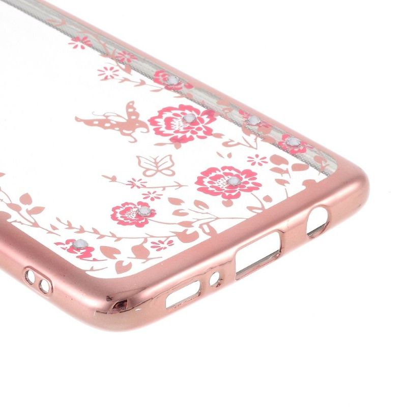 Cover Samsung Galaxy A71 Floral Spring Transparent