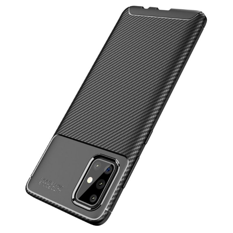 Cover Samsung Galaxy A71 Gel Carbon Fiber Style