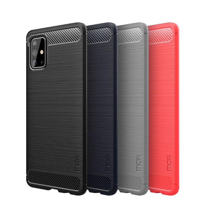 Cover Samsung Galaxy A71 Hemming Børstet Effekt Mofi