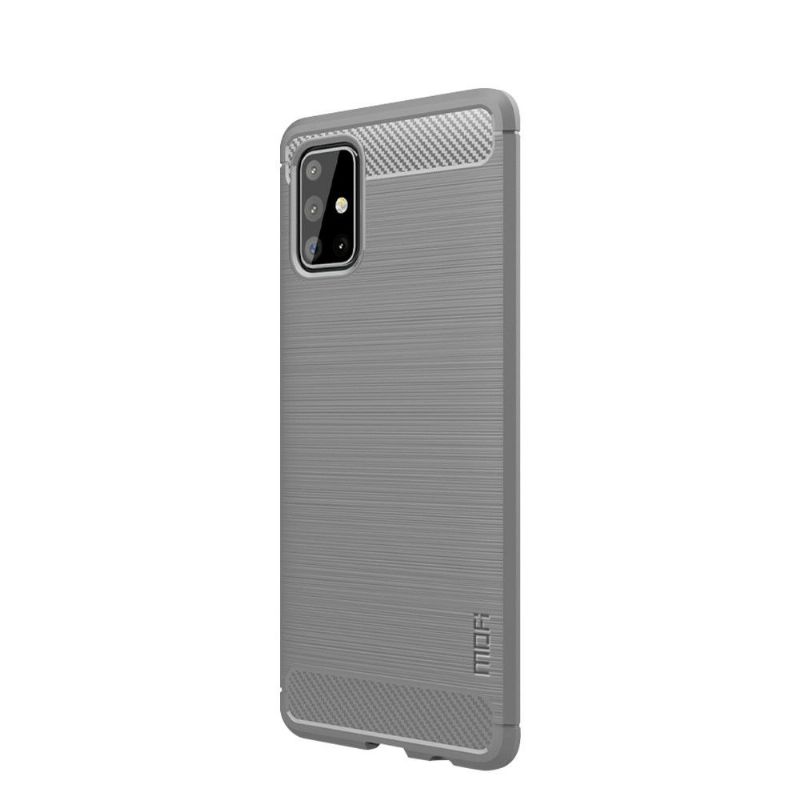 Cover Samsung Galaxy A71 Hemming Børstet Effekt Mofi