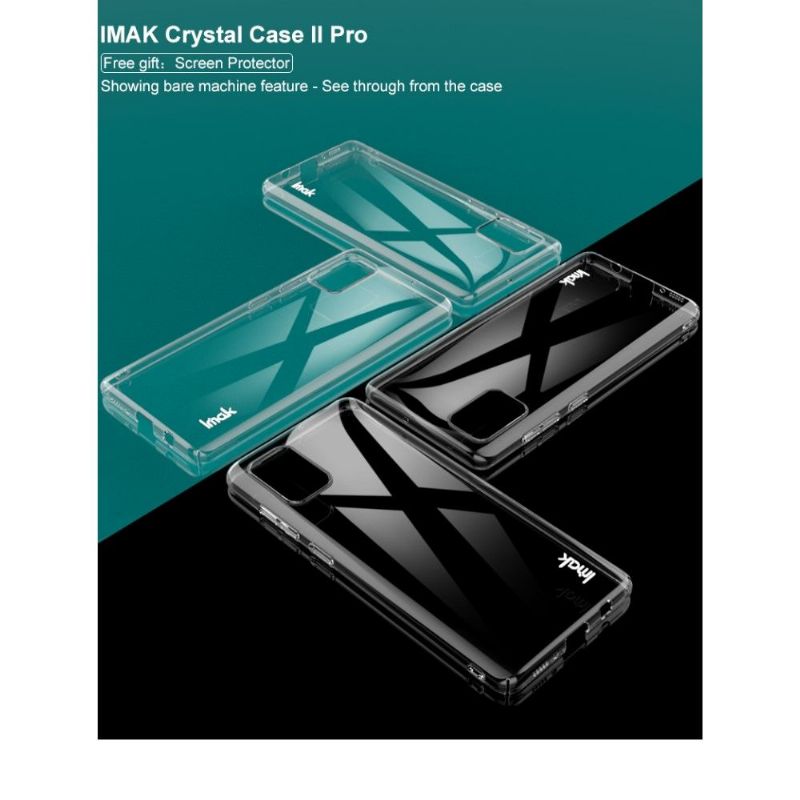 Cover Samsung Galaxy A71 Imak Transparent + Beskyttelsesfilm