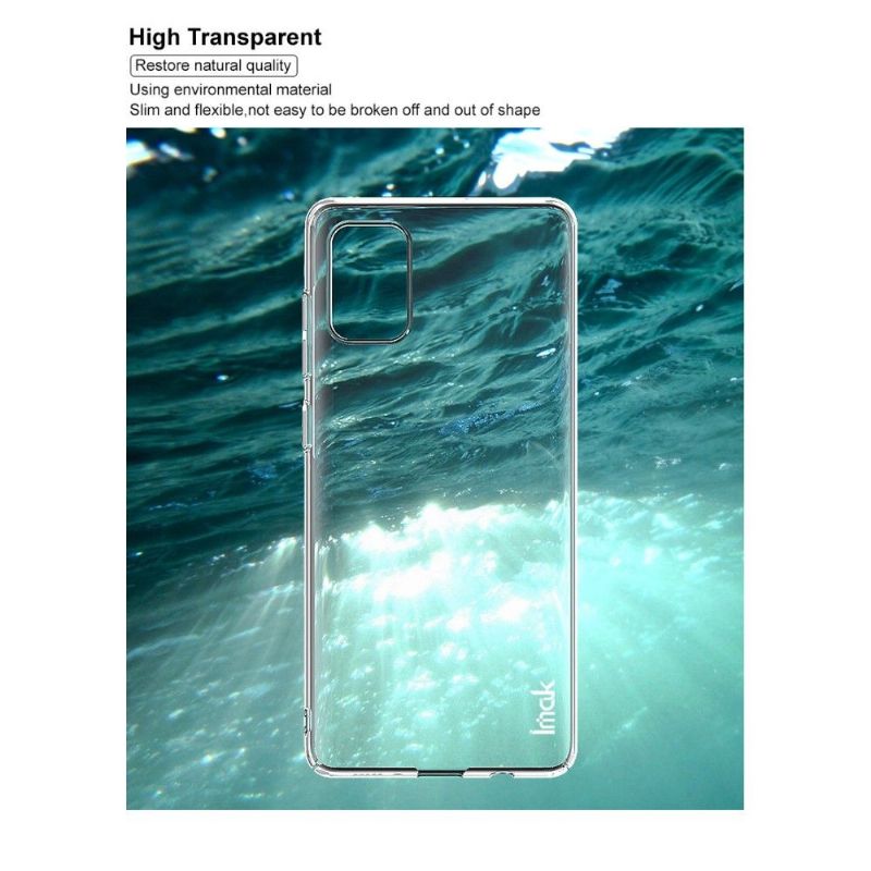 Cover Samsung Galaxy A71 Imak Transparent + Beskyttelsesfilm