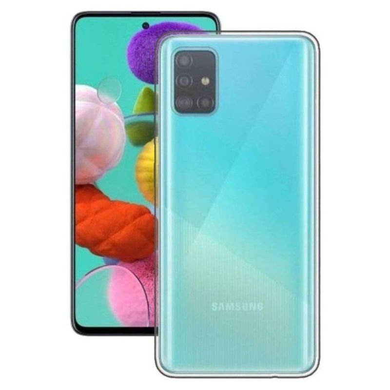 Cover Samsung Galaxy A71 Klar + Hærdet Glas