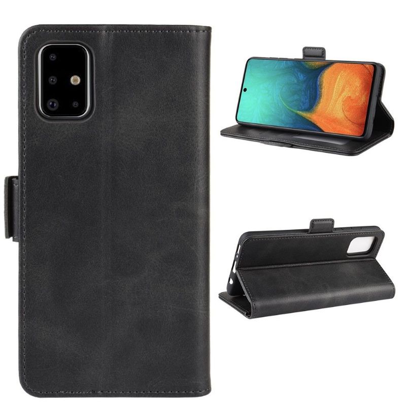 Etui Samsung Galaxy A71 Punge Etui Mat Imiteret Lædercover