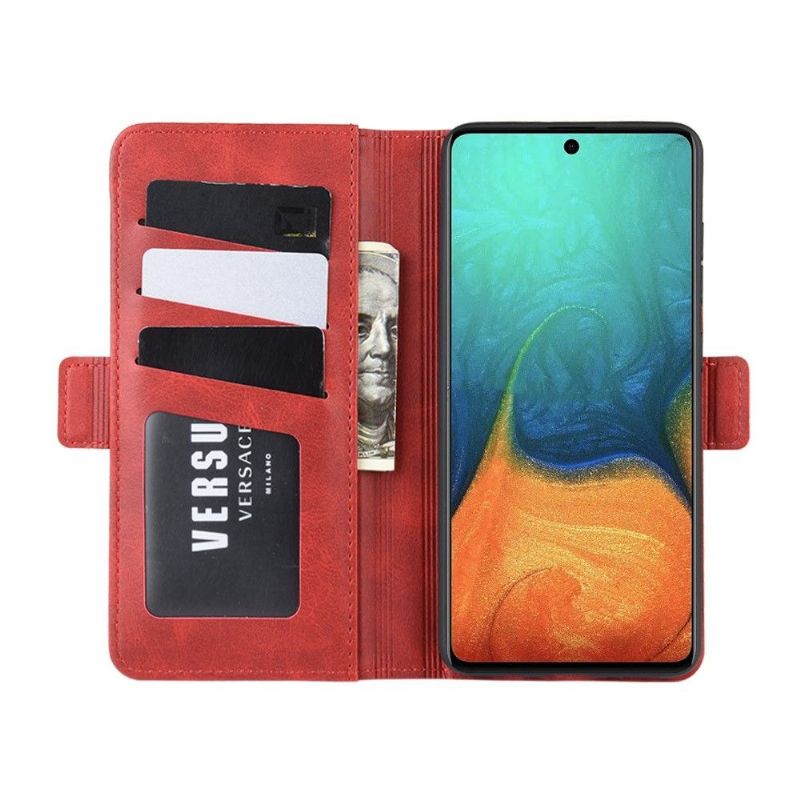 Etui Samsung Galaxy A71 Punge Etui Mat Imiteret Lædercover