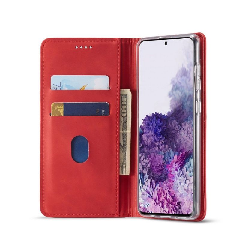 Flip Cover Samsung Galaxy A71 Lc.imeeke Elegance Kortholder