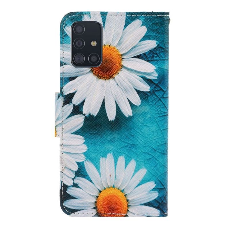 Flip Cover Samsung Galaxy A71 Med Snor Tusindfryd