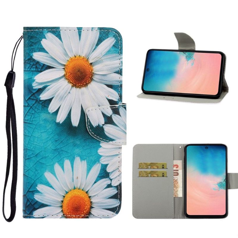 Flip Cover Samsung Galaxy A71 Med Snor Tusindfryd