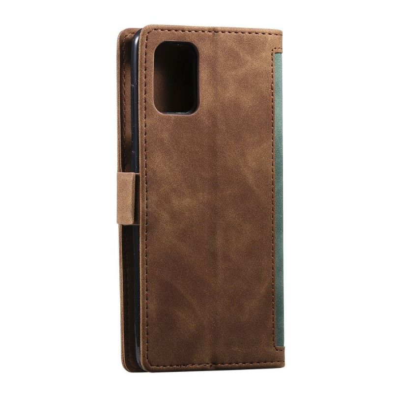 Flip Cover Samsung Galaxy A71 Vintage Lomme Med Snor