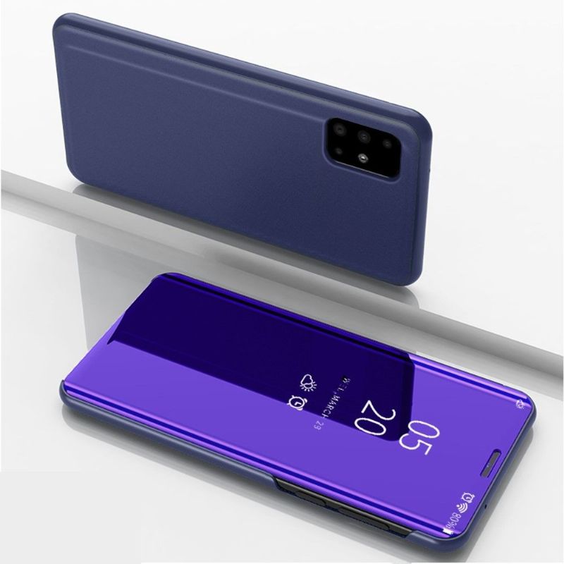 Mobilcover Samsung Galaxy A71 Flip Cover Spejleffekt