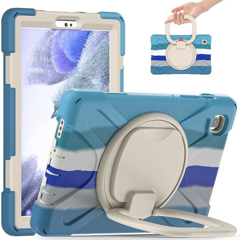 Cover Samsung Galaxy Tab A7 Lite Ultra Resistent Ring-støtte Farve