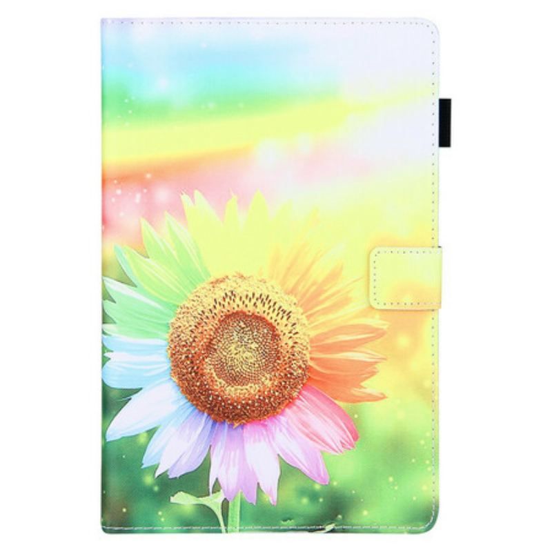 Flip Cover Samsung Galaxy Tab A7 Lite Blomster I Solen