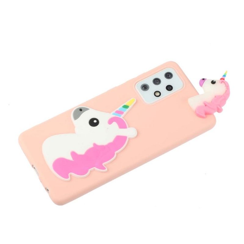 Cover Samsung Galaxy A53 5G Anti-fald Silikone Unicorn 3d