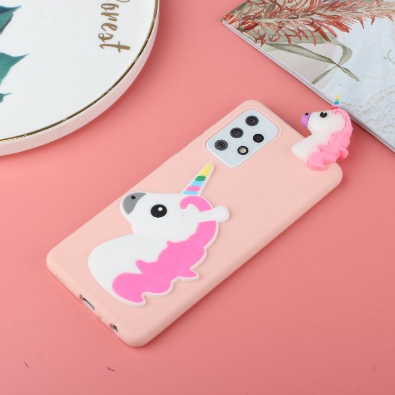 Cover Samsung Galaxy A53 5G Anti-fald Silikone Unicorn 3d