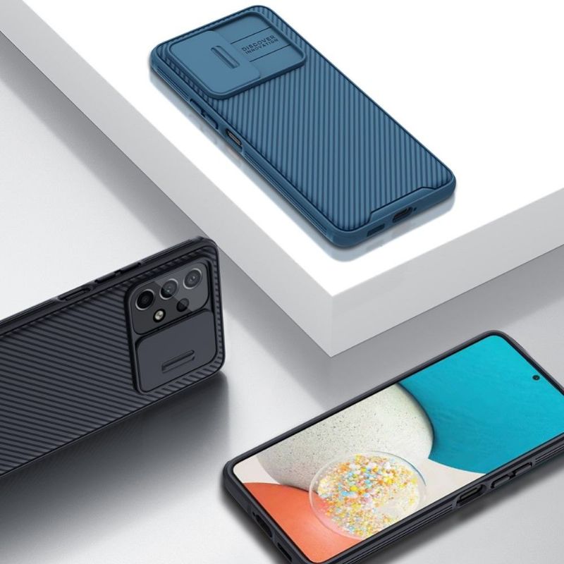 Cover Samsung Galaxy A53 5G Knastskærm Med Bageste Linsedæksel