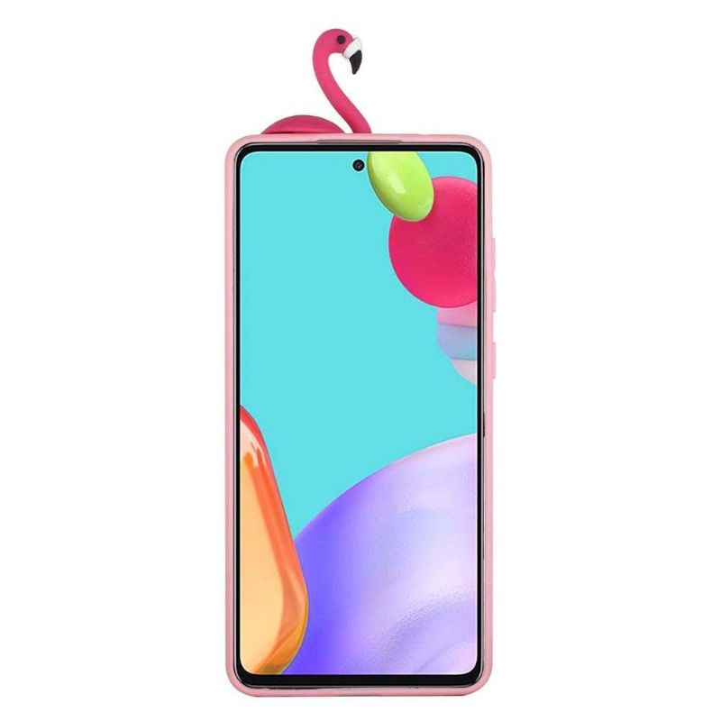 Cover Samsung Galaxy A53 5G Silikone Flamingo 3d