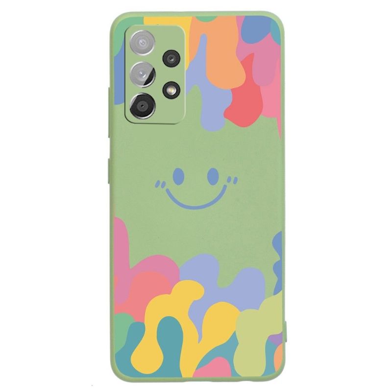 Cover Samsung Galaxy A53 5G Smilende Silikonestænk