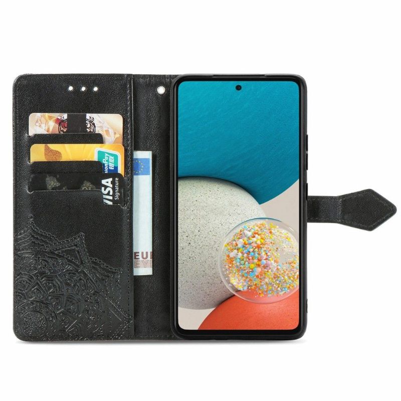 Flip Cover Samsung Galaxy A53 5G Mandala Relief I Kunstlæder