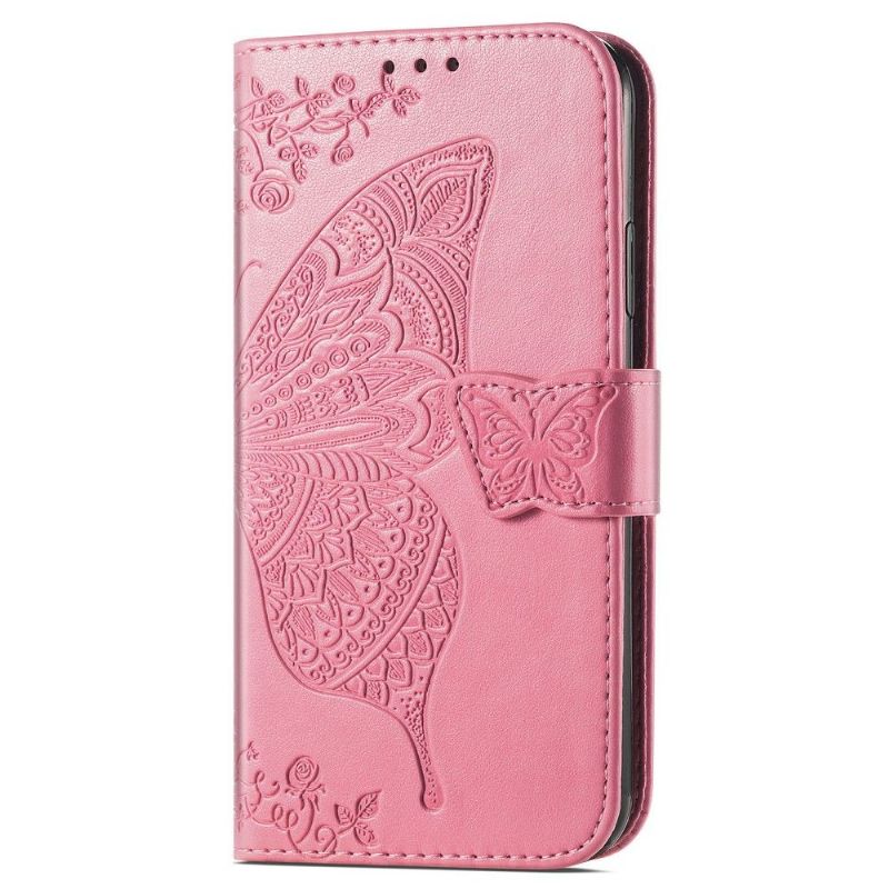 Flip Cover Samsung Galaxy A53 5G Relief Sommerfugl