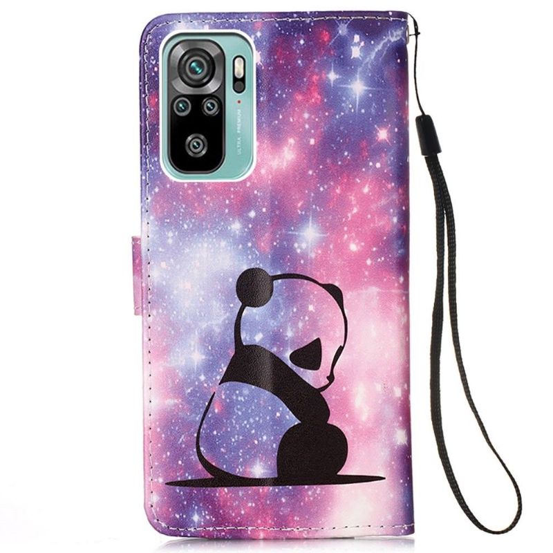 Læder Cover Samsung Galaxy A53 5G Drømmende Panda