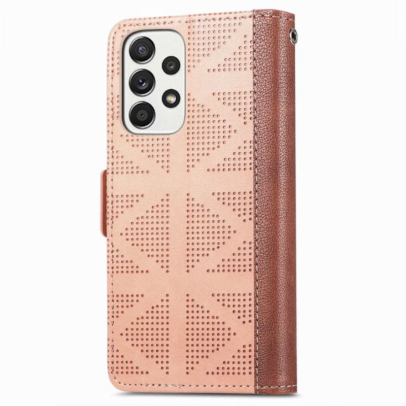 Læder Cover Samsung Galaxy A53 5G Original Kunstlæder Med Huller