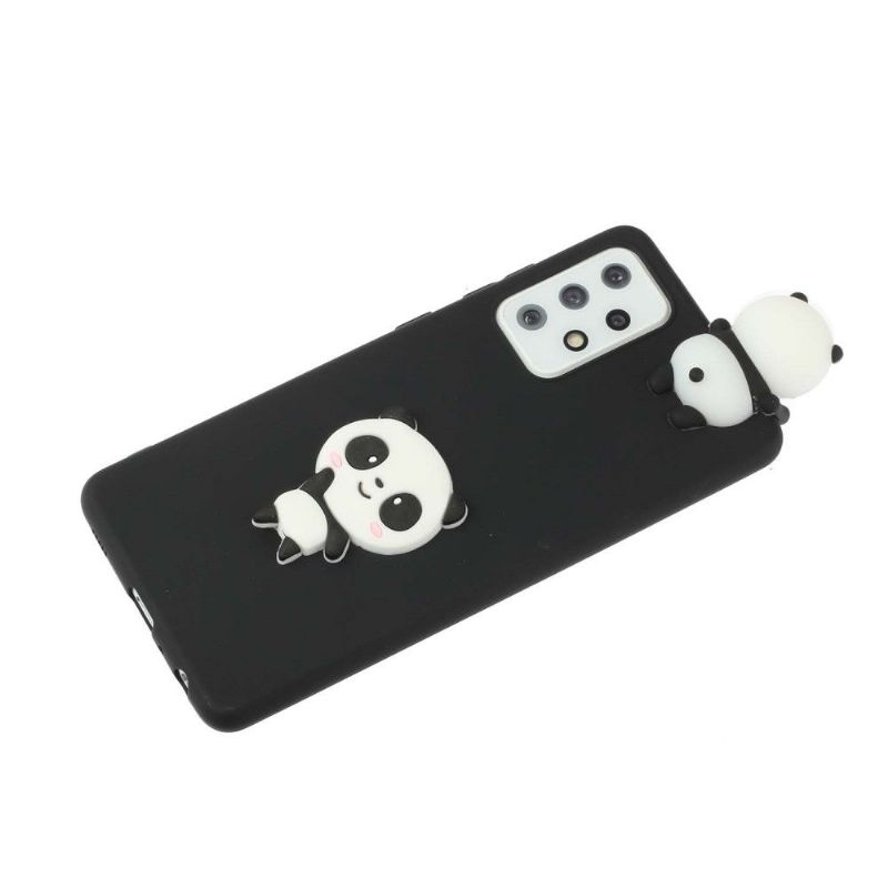 Mobilcover Samsung Galaxy A53 5G Silicone Panda 3d