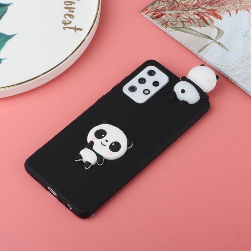 Mobilcover Samsung Galaxy A53 5G Silicone Panda 3d