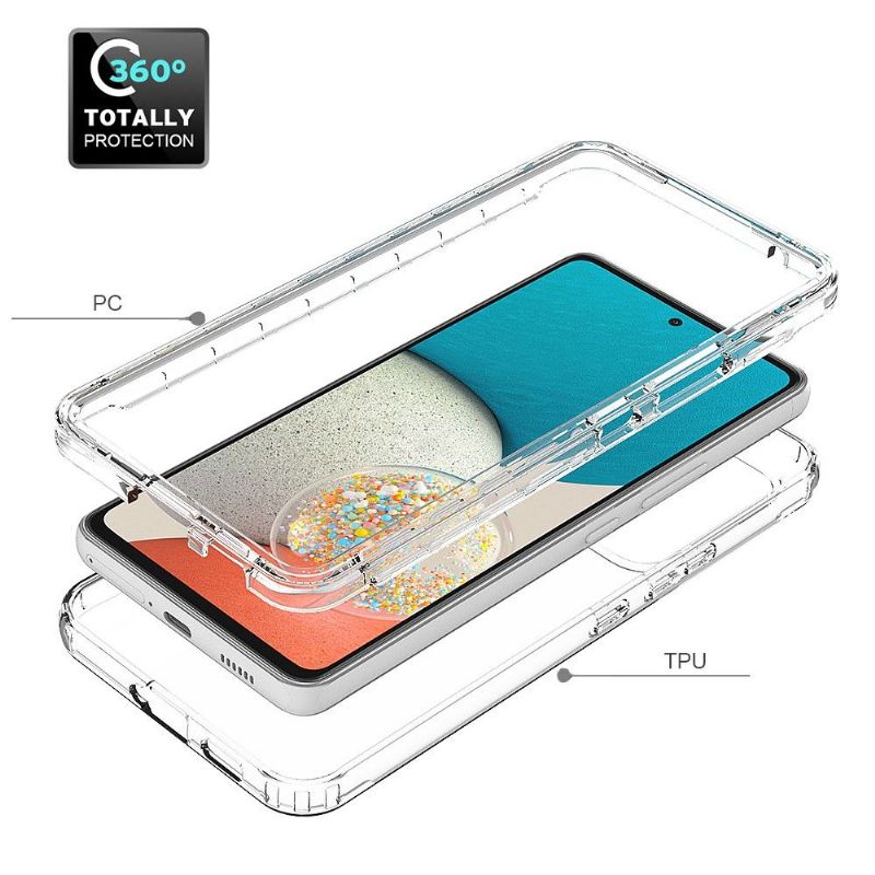 Mobilcover Samsung Galaxy A53 5G Transparent Gradientfarve